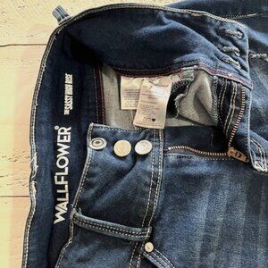 WallFlower Dark Distressed Jeans,